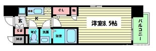 スワンズシティ心斎橋ルーノの物件間取画像